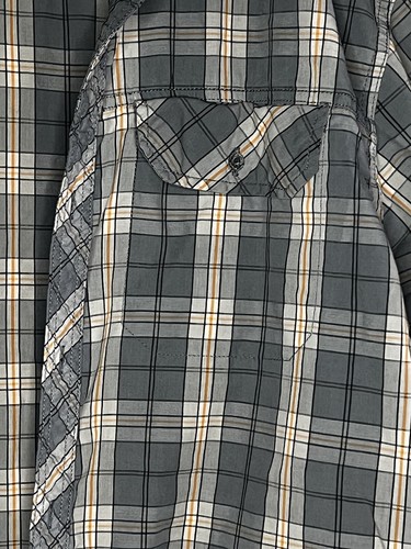 Real Tree short sleeve button down shirt Men's M Gray casual outdoors hunting - Picture 3 of 4
