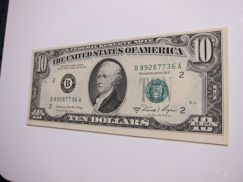 1981A $10 FRN #B89287736A - Picture 4 of 9