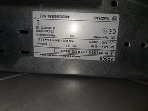 Türsiegel Waschmaschine BOSCH Logixx 8 VarioPerfect