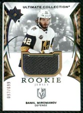 2021-22 UD Ultimate Daniil Miromanov Rookie Jersey /699 #118 Vegas Golden