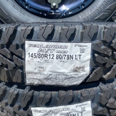 YOKOHAMA GEOLANDAR M/T G003 145/80R12 80/78N MAD CROSS Wheel