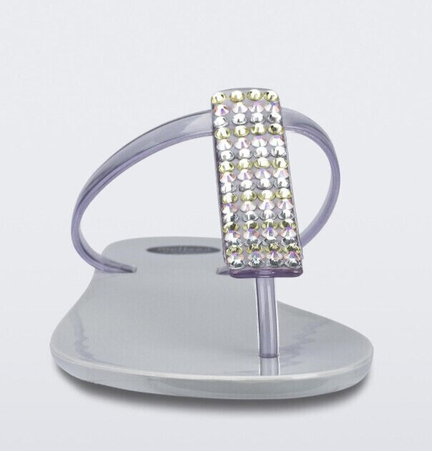 メリッサ　スワロフスキー Melissa J MASKREY SWAROVSKI Melissa Harmonic + J.Maskrey Swarovski Crystal Flip Flop Sandals