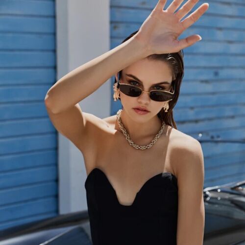 Linda Farrow Shelby Cat Eye Sunglasses Black All NWT $750