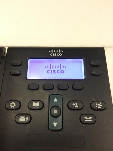 10x Cisco 6941 CP-6941-C-K9 Téléphone Voip Téléphone IP Filaire Noir Occasion Fonctionne - Photo 6/14