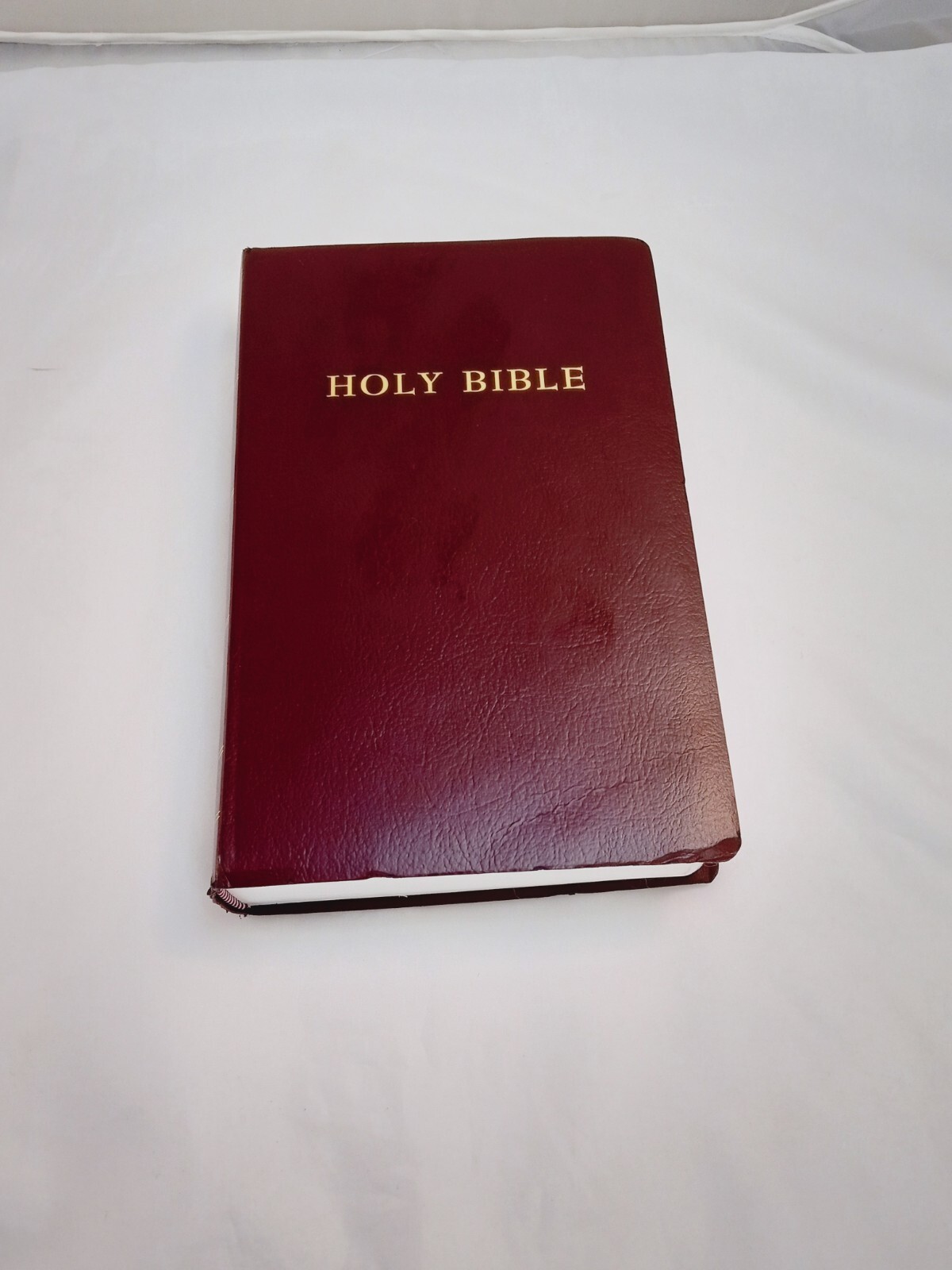 Holy Bible New KJV Reference Edition Leather - Large Print