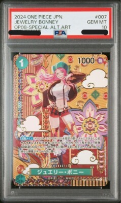 PSA10 One Piece Card Jewelry Bonnie SP ST02-007 Japanese Gem Mint 