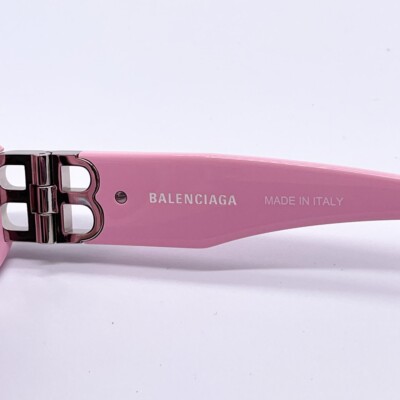 NEW BALENCIAGA BB0095S 013 BALENCIAGA PINK GREY SUNGLASSES  display picture 2