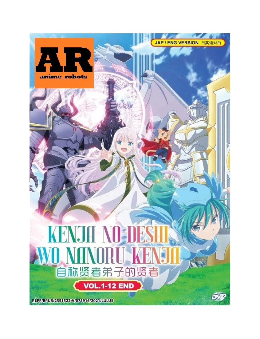 DVD Anime Kenja No Deshi Wo Nanoru Kenja Complete Series (1-12 End) English Dub