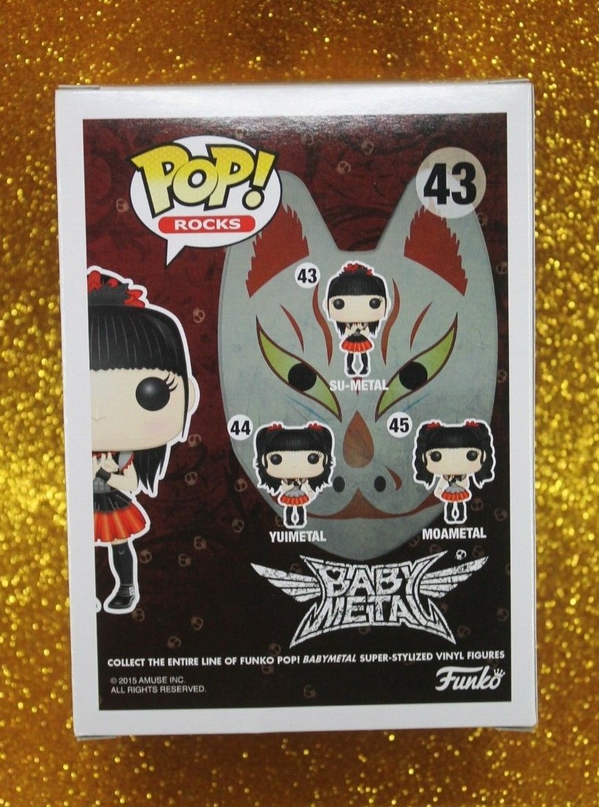 FUNKO POP ROCKS BABY METAL #43 SU-METAL VAULTED VINYL FIGURE~FAST