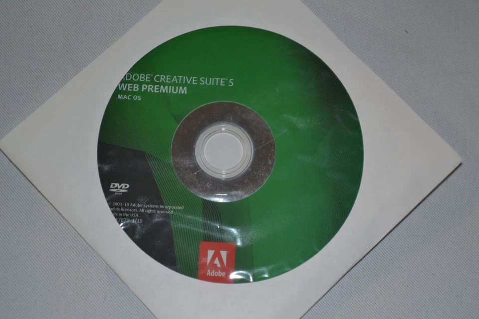 Adobe Creative Suite 5 Web Premium for MacOS CS5 Replacement Discs - Image 3 of 3
