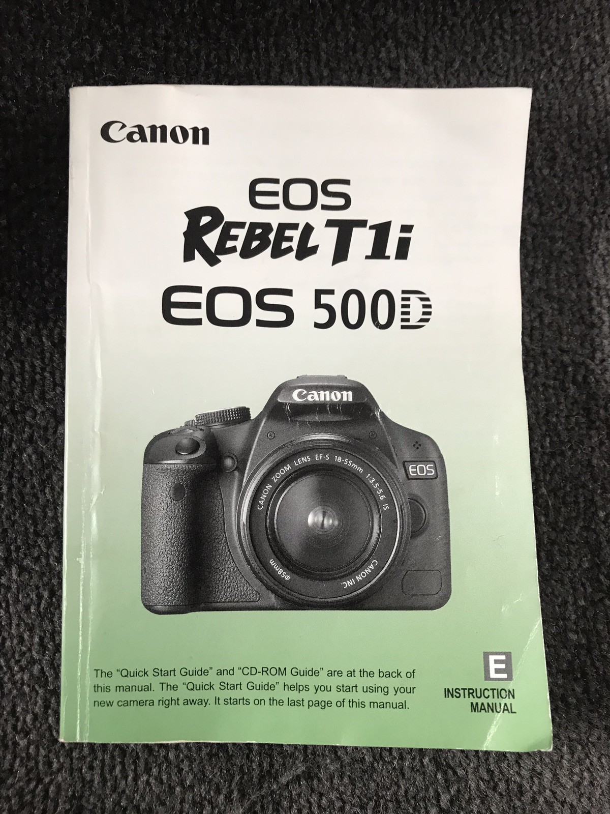 Canon EOS 500D Rebel T1i 15.1 MP Digital SLR Camera with 18-55mm Lens -  Black for sale online | eBay