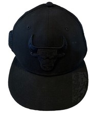 New Era 9Fifty NBA Chicago Bulls Black/Black Snapback Mesh Back-OSFM Great Style