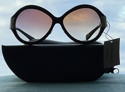 Oliver Peoples Harlot-p BK - Oversized Black W Gradient Lens Sunglasses with COA Oliver Peoples Harlot-P BK - Oversized Black Frame  main image 2