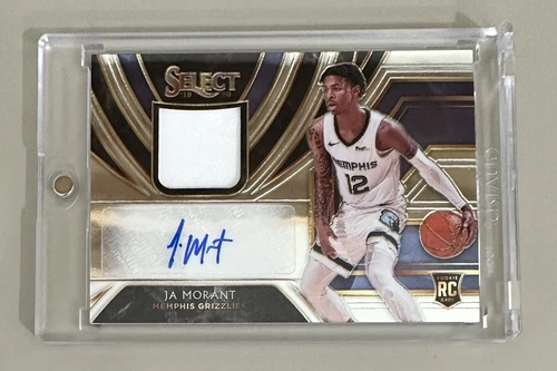 2019-20 Select Ja Morant RPA Jersey Auto Rookie RC /199 NBA Basketball Grizzlies