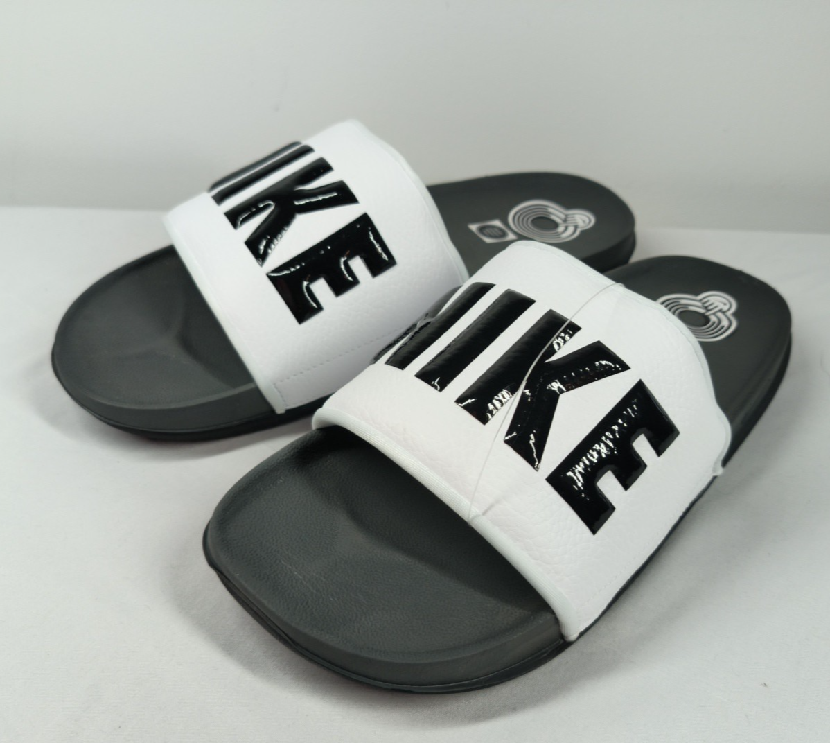 Nike Offcourt Slide Dark Grey Black White BQ4639 001 Size 10 Men
