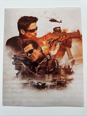 Benicio Del Toro Signed Autograph 8x10 Inch Sicario 2