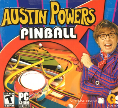 Video Game PC Austin Powers Pinball NEW SEALED NOS Dr Evil NIB CIB Slip Cover