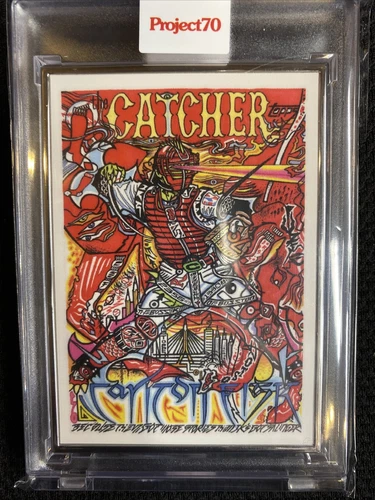 Topps Project70 Card 188 - 1995 Carlton Fisk by JK5 - Artist Proof 43/51