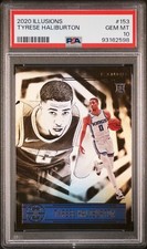 Tyrese Haliburton 2020 Panini Illusions Basketball Rookie Card #153 PSA 10