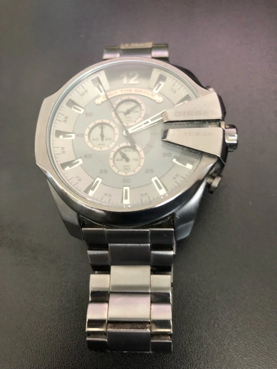 Diesel DZ4282 Mega Chief Watch - Gunmetal | eBay