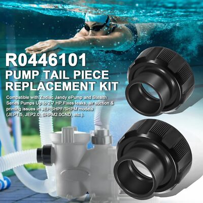 for Jandy Zodiac R0446101 Tail Piece with O-Ring Union Nut