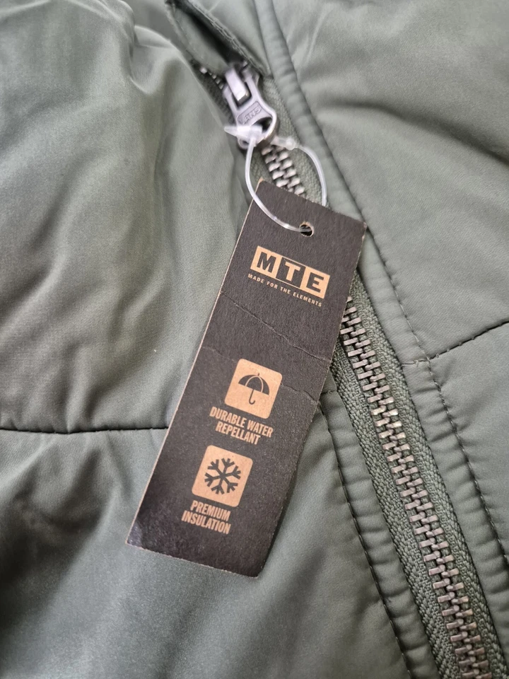 Vans Womens Foundry MTE Puffer Coat Khaki Green UK XL RRP £110 - Image 4 of 4