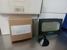 PrimoChill Myriad Dual Bay FacePlate Kit UV Blue RES-MDFPK-UB