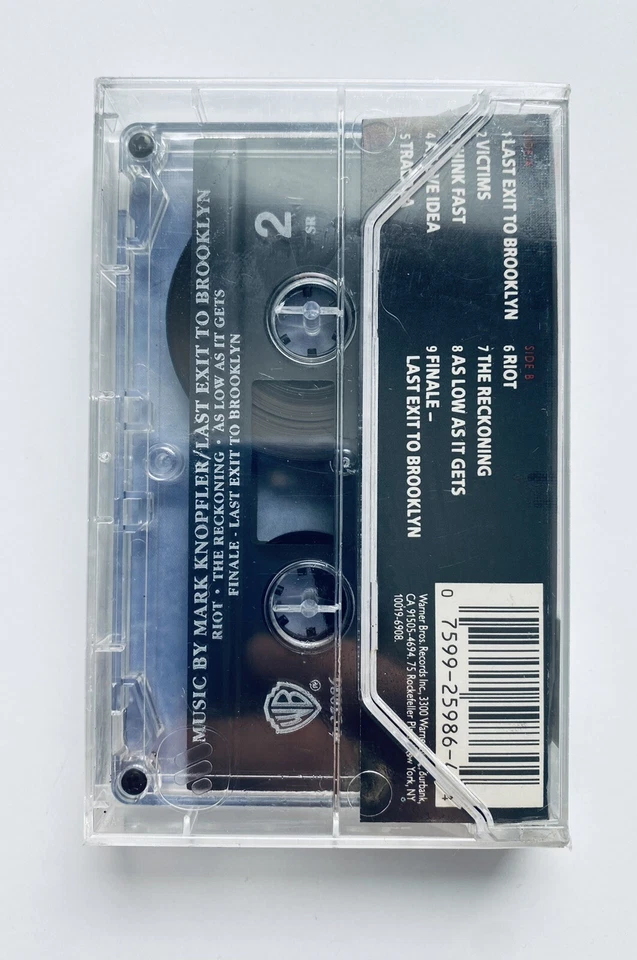 Last Exit to Brooklyn Soundtrack Cassette Tape SEALED Mark Knopfler Rare HTF NOS - Image 2 of 3