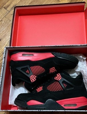 Jordan Air Jordan 4 Retro Red Thunder Black/Red Mid Top Lace Up Men s