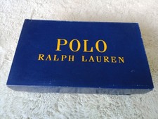 POLO RALPH LAUREN Empty Logo Blue Shoe Box Shoebox for shoe size 41