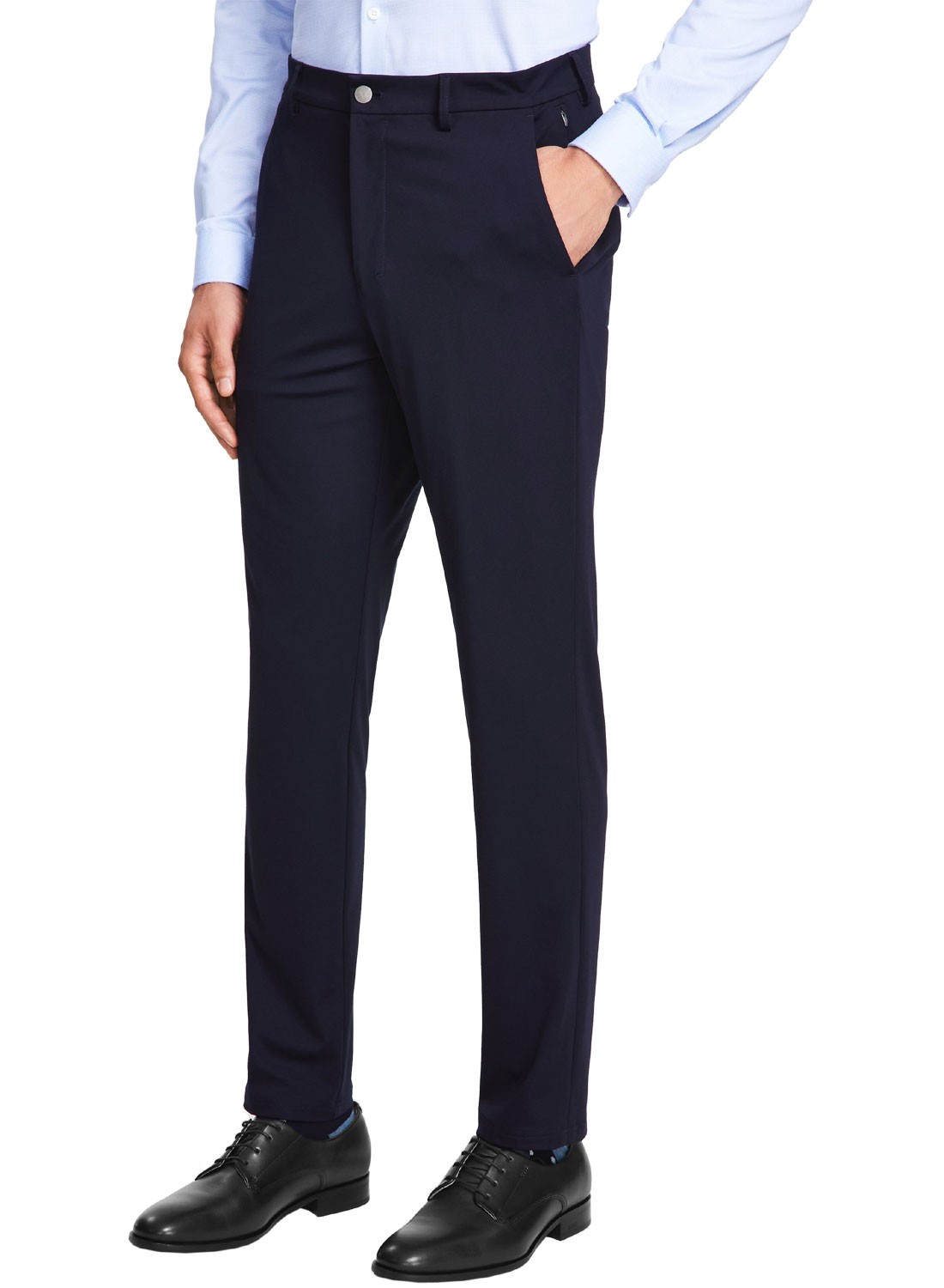 Мужские облегающие брюки из эластичного трикотажа Calvin Klein 36W x 34L темно-синего цвета - 135 новозеландских долларов 9590₽