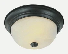 Trans Globe Lighting - 13 Inch Flush Mount-Brushed Nickel Finish