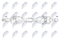 NTY Antriebswelle NPW-NS-222 Passend FüR Nissan