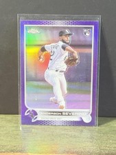 2022 Topps Chrome Update #USC22 Anderson Severino Purple Refractor