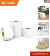 2.25  x1.25  Self-Adhesive Thermal Sticker Labels - 4000 Sheets for Efficiency