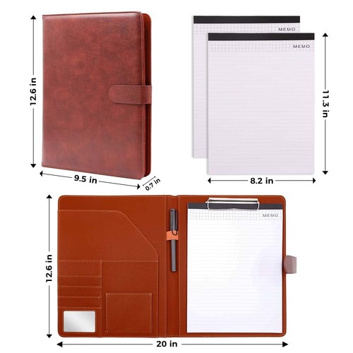 Padfolio Clipboard Folder Portfolio Notepad Organizer - Picture 3 of 7