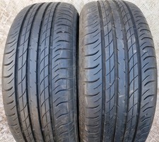 PAIR OF 235 60 18 103h DUNLOP SP SPORT Maxx 050 PART WORN TYRES 7mm