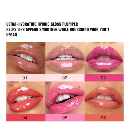 Plumping Lip Oil With Chili Extract - Fuller Lips Instantly! 01 Pink - Picture 2 of 9