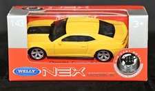 Chevrolet Camaro ZL-1 Yellow 1:43 Diecast Welly NEX Models Mint in Box