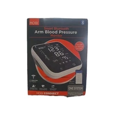 NEW MOBI Smart Bluetooth Arm Blood Pressure Monitor -Systolic, Diastolic & Pulse