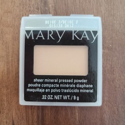 Mary Kay Sheer Mineral Pressed Powder - BEIGE 2 - NEW in case