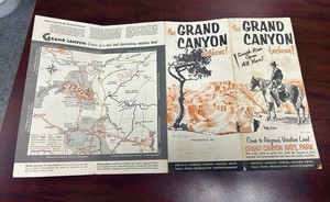 1955 Grand Canyon National Park  Travel Tourist Brochure Arizona