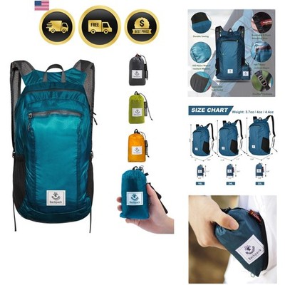 Hiking Daypack,Water Resistant Lightweight Packable Backpack for Travel Campi...