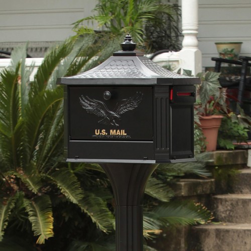 Hamilton™ Secure, Locking USPS Approved Heavy Duty, Cast Aluminum Metal Post ... - Picture 8 of 9