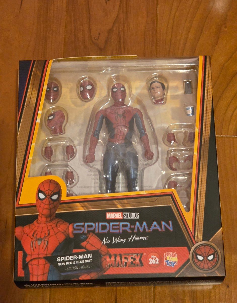 アメコミ MAFEX No.262 SPIDER-MAN RED BLUE SUIT II MAFEX No.262 SPIDER-MAN NEW RED & BLUE SUIT (Completed