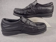 PS Pro Safe Steel Toe Maxum Loafers Women's 10 W ANSI 241PT99 Black Leather 