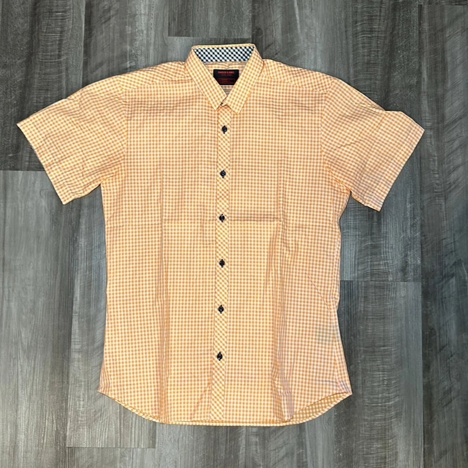 Jared Lang After Hours Slim Fit Short Sleeve Button Down - Medium - Image 2 of 4