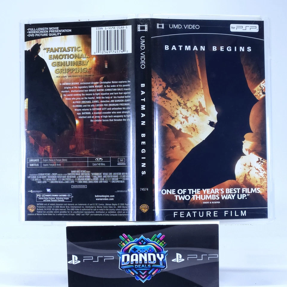 Batman Begins UMD CIB con inserto - PSP Foto 4 de 4