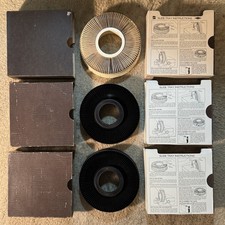 3 Generic 100 Slide Tray Carousels Kodak Compatible - with Some Slides