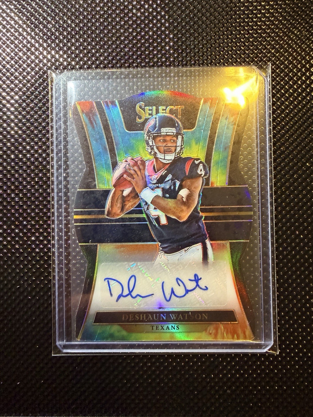 2017 Panini Select Football Deshaun Watson #RS-DW Rookie Tie Dye Auto /10 Browns